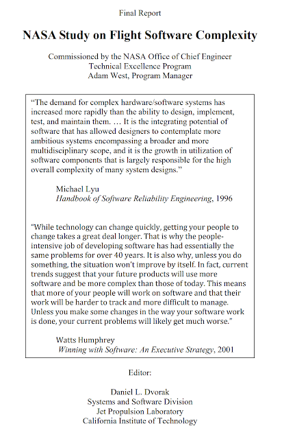 NASAs study from 2007 [1]